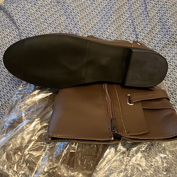 NEW IN ORIGINAL PACKING Women Boot 10. Knee Length. Lt Brown. Packable - Picture 3 of 6